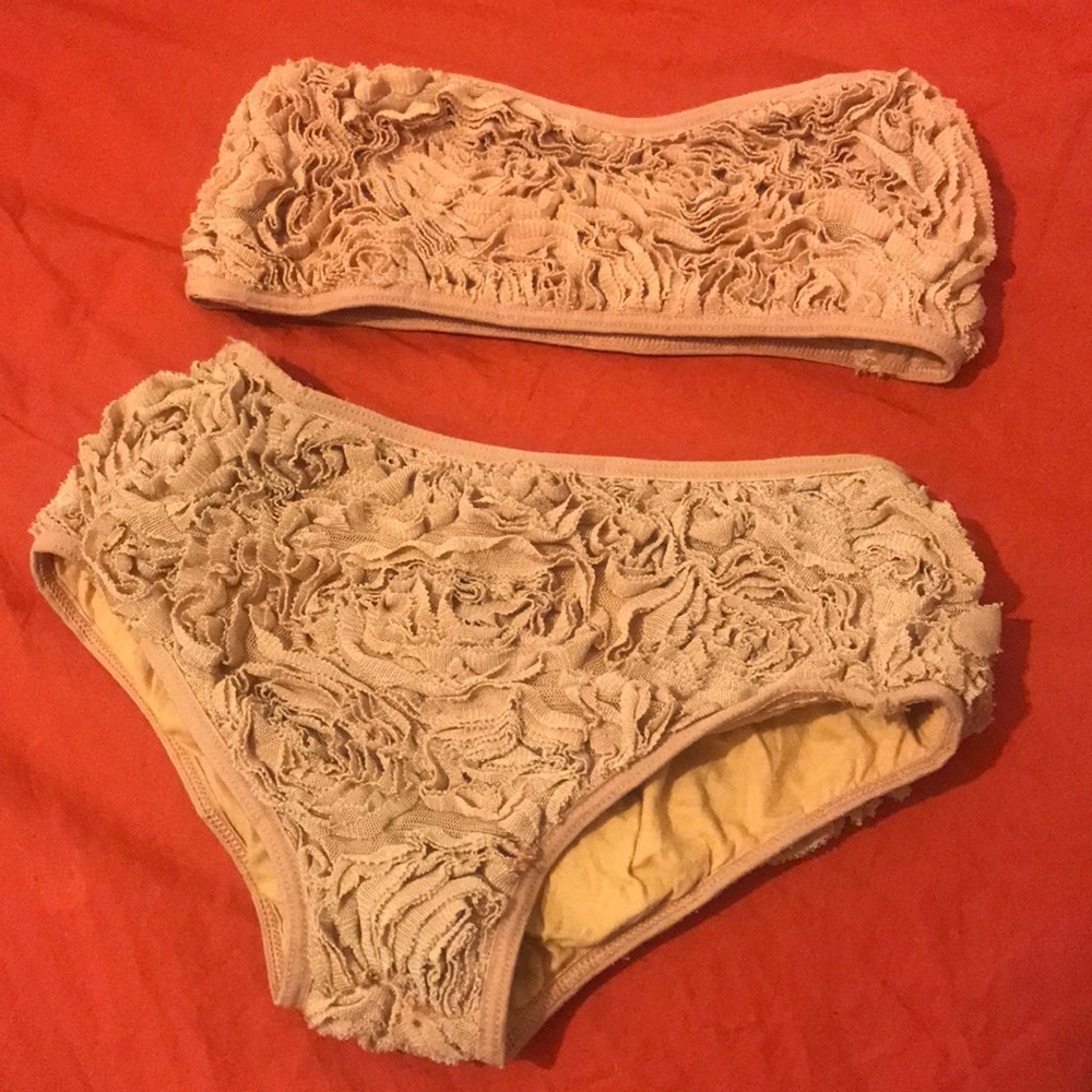 3D floral bikini